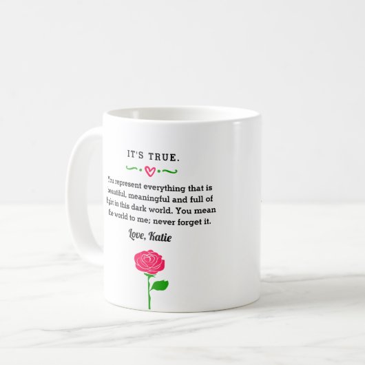 Mimi Sie gemein alles Tasse (Vorderseite Links)