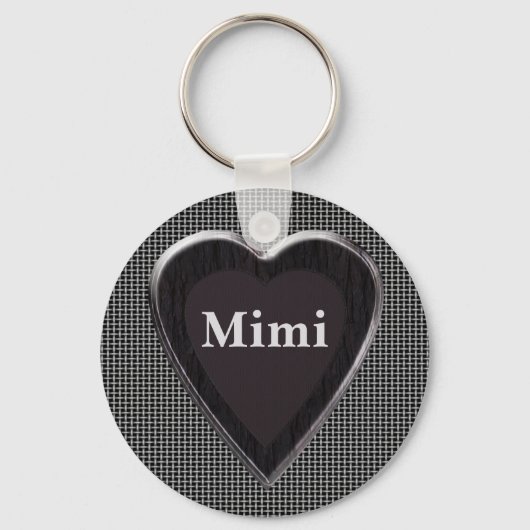 Mimi stahl My Heart Keychain Schlüsselanhänger (Vorderseite)