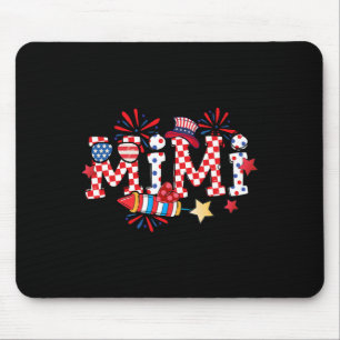 Mimi Sungles Usa Flag Feuerwerk Patriotic 4. J Mousepad