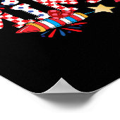 Mimi Sungles Usa Flag Fireworks Patriotic 4th Of J Poster (Ecke)