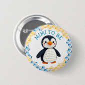 Mimi to Be | Boy's Baby Shower Button (Vorne & Hinten)