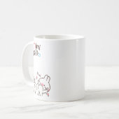 Mimi und Neko Bum Bum Dancing Kaffeetasse (Vorderseite Links)