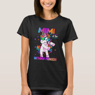 Mimi vom Geburtstag Prinzessin Girl Dabbing Unicor T-Shirt