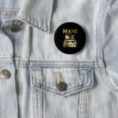 Mimi vom glücklichen Camper 1. Geburtstag Camping  Button (Beispiel)