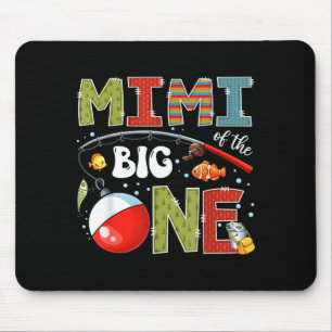 Mimi vom großen einen Angeln 1. Geburtstag Jungen Mousepad