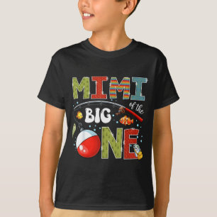 Mimi vom großen einen Angeln 1. Geburtstag Jungen- T-Shirt