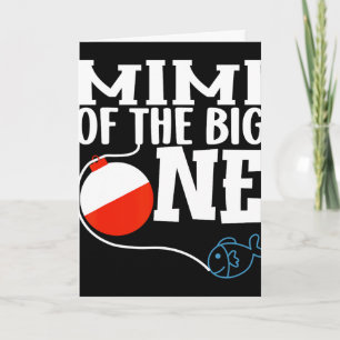 Mimi vom großen One Fishing Boy First Birthday Ofi Karte