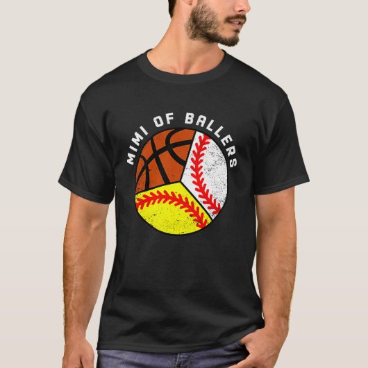 Mimi von Ballern Baseball Softball Basketball Mimi T-Shirt (Vorderseite)