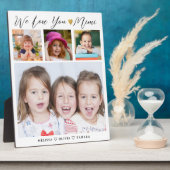 Mimi We Liebe You Grandchildren 4 FotoCollage Fotoplatte (Seite)