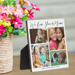 Mimi We Liebe You | Großkinder 4 FotoCollage Fotoplatte<br><div class="desc">Mimi We Liebe You | Grandkids 4 Foto Collage Plaque — Machen Sie Ihr eigenes 4-Bild personalisiert mit 4 Fotos und Namen von 4 Enkelkindern. Schenkt Großmutter ein wertvolles Sake zum Geburtstag,  zum Muttertag,  zum Großelterntag und zu anderen besonderen Tagen.</div>