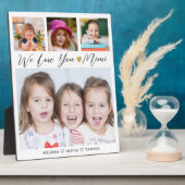 Mimi Wir Liebe Sie Großkinder Namen 4 FotoCollage Fotoplatte (Seite)