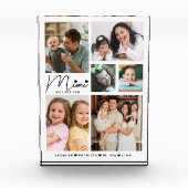 Mimi Wir Liebe Sie Großkinder Namen Collage 6 Fotoblock (Vorderseite)
