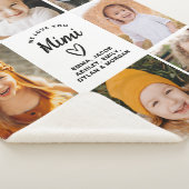 MiMi Wir Liebe Sie hören Moderne Foto Collage Sherpadecke (3/4)