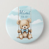 Mimi wird zum Teddybär-Schaukeln Button (Vorderseite)
