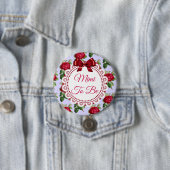 Mimi zu floralen Burgundy-Rose Button (Beispiel)