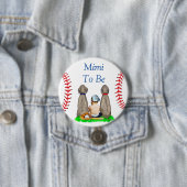 Mimi zu sein | Baseball Kinderdusche Button (Beispiel)