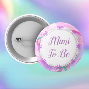Mimi zum Kinderdusche pink und Lila Button