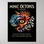 Mimic Octopus Identity Metaphor Art Poster (Vorne)