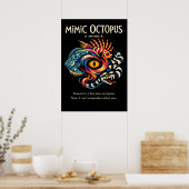Mimic Octopus Identity Metaphor Art Poster (Küche)