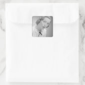 Mimik Quadratischer Aufkleber (Tasche)