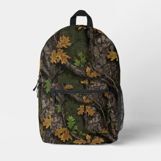 Mimikry-Tarnmuster Bedruckter Rucksack (Vorderseite)