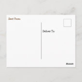 Mimi's Brownies Recipe Card Postkarte (Rückseite)