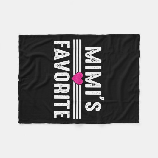 Mimi's Favorite  Fleecedecke (Vorderseite (Horizontal))