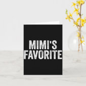 Mimi's Favorite Funny Granhild Karte (Gelbe Blume)