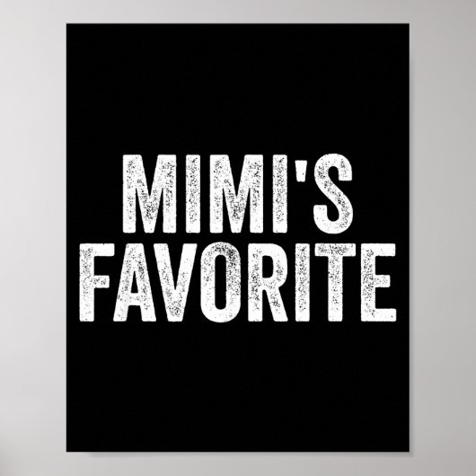 Mimi's Favorite Funny Granhild Poster (Vorne)