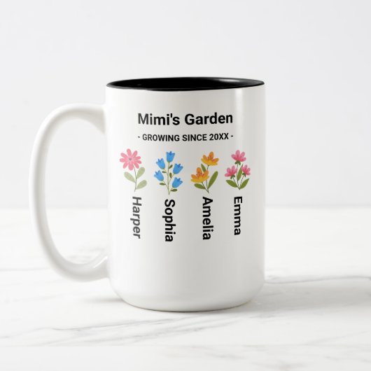 Mimis Garden Tasse mit Blume zum Geburtstag (Links)