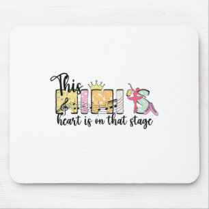 Mimis Herz-Tanz-Mimi einer Tänzerin Mimi Oma Mousepad