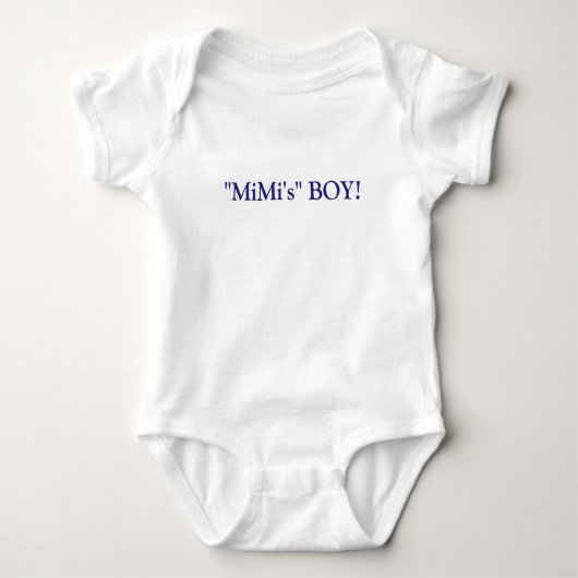 MiMis JUNGE! Baby T - Shirt (Vorderseite)
