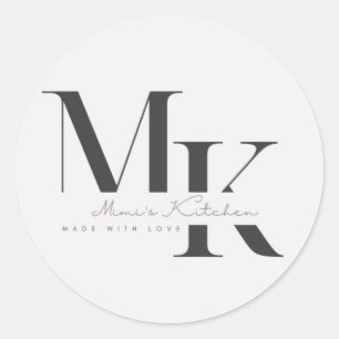 Mimis Kitchen-Logo Runder Aufkleber