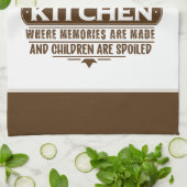 MiMi's kitchen word art  Geschirrtuch (Gefaltet)
