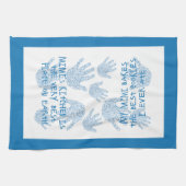Mimis Küche Blue Großmutter Geschenk Geschirrtuch (Horizontal)