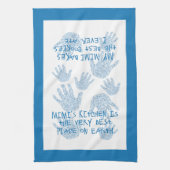 Mimis Küche Blue Großmutter Geschenk Geschirrtuch (Vertikal)