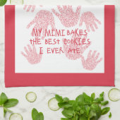 Mimis Küche Red Großmutter Geschenk Geschirrtuch (Gefaltet)