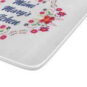 Mimis Küchenfloral Schneidebrett (Ecke)