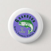 Mimis Lieblingsfischbuddy Button (Vorderseite)