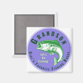 Mimis Lieblingsfischbuddy Magnet (Vorderseite/Rückseite)