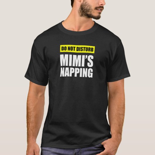 Mimis Napping darf nicht gestört werden T-Shirt (Vorderseite)