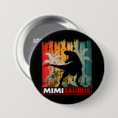 MIMISAURUS DINOSAUR LOVER BUTTON (Vorne & Hinten)