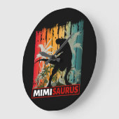 MIMISAURUS DINOSAUR LOVER GROßE WANDUHR (Winkel)