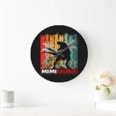 MIMISAURUS DINOSAUR LOVER GROßE WANDUHR (Zuhause)