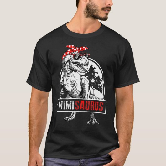 Mimisaurus T Rex Dinosaur Mimi Saurus Mutter S Day T-Shirt (Vorderseite)