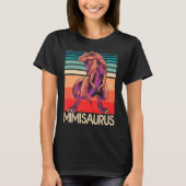 MimiSaurus T Rex T Mimi Saurus Dinosaur T-Shirt (Vorderseite)