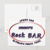 Mimmy's Rock Bar Postkarte (Vorne/Hinten)