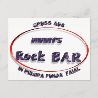 Mimmy's Rock Bar Postkarte
