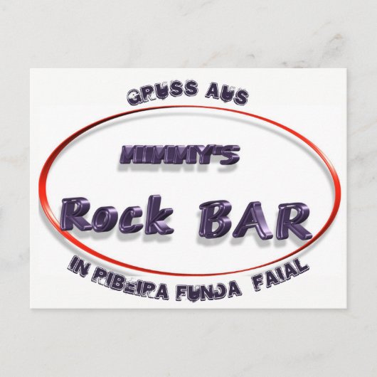 Mimmy's Rock Bar Postkarte (Vorderseite)