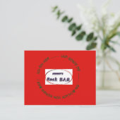 Mimmy's Rock Bar Postkarte (Stehend Vorderseite)